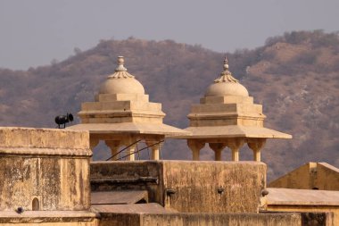 Jaipur 'daki Amber Kalesi, Rajasthan, Hindistan.