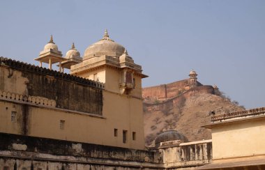 Jaipur 'daki Amber Kalesi, Rajasthan, Hindistan.