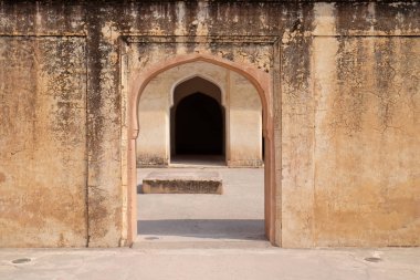 jaipur, rajasthan, Hindistan amber fort mimari detay.