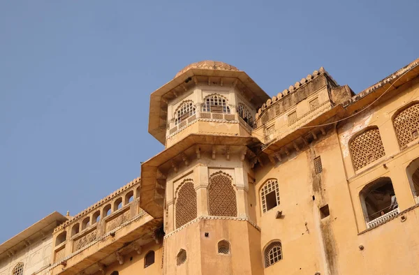 Κεχριμπάρι Φρούριο Στο Τζαϊπούρ Ραζαστάν Ινδία — Φωτογραφία Αρχείου