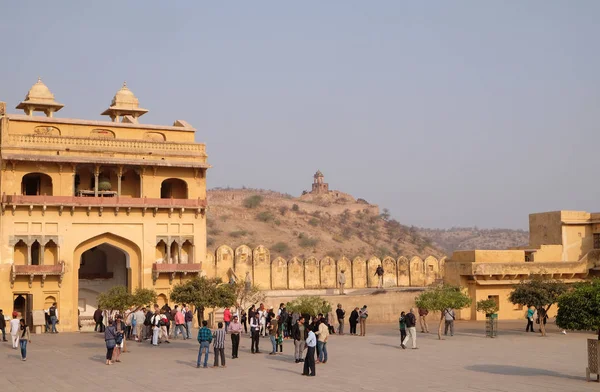 Amber Fort Jaipur Rajasthan India Februari 2016 — Stockfoto