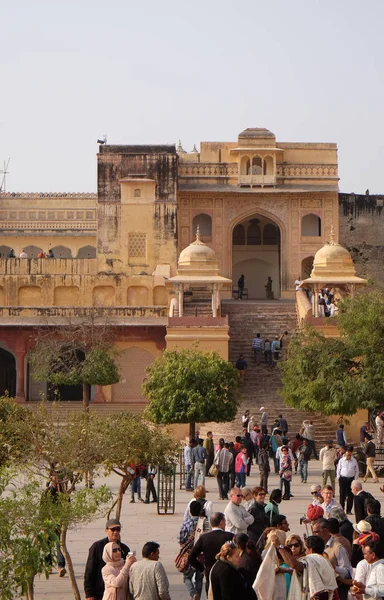 Amber Fort Jaipur Rajasthan India Februari 2016 — Stockfoto