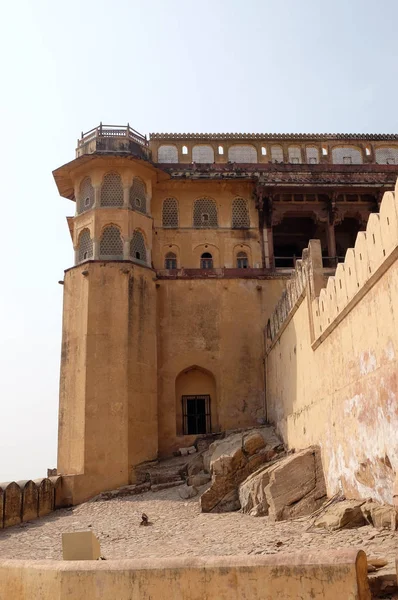 Bernstein Festung Jaipur Rajasthan Indien — Stockfoto