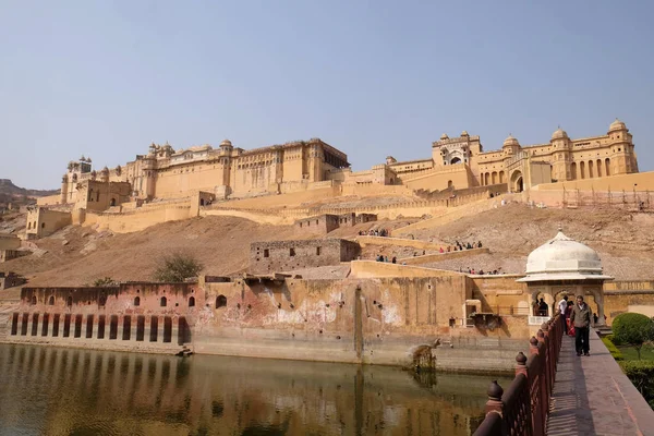 Amber Fort Jaipur Rajasthan India Februari 2016 — Stockfoto