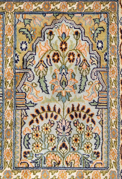 Handgewebter Teppich Orientalisches Handwerk Jaipur Rajasthan Indien — Stockfoto