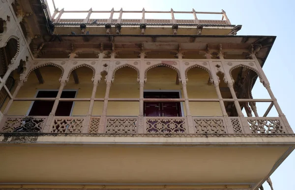 Arkitektoniska Detaljer Jaipur City Palace Rajasthan Indien Palatset Var Säte — Stockfoto
