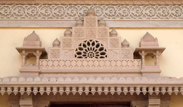 Detalle Arquitectónico Palacio Ciudad Jaipur Rajastán India Palacio Era Sede — Foto de Stock