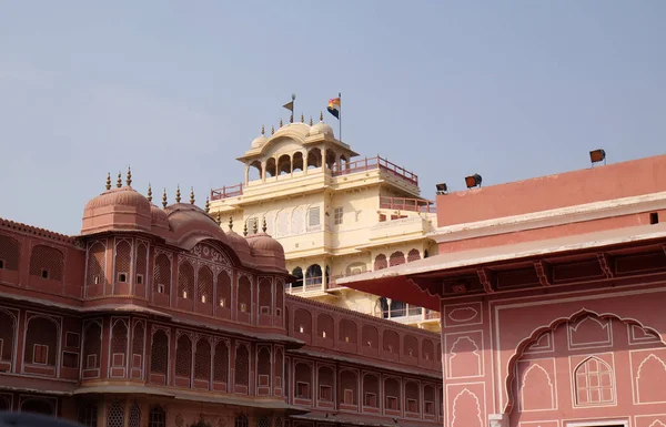 Chandra Mahal Palácio Cidade Jaipur Rajastão Índia Palácio Foi Sede — Fotografia de Stock