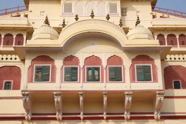 Chandra Mahal Jaipur Stadspaleis Rajasthan India Paleis Zetel Van Maharaja — Stockfoto