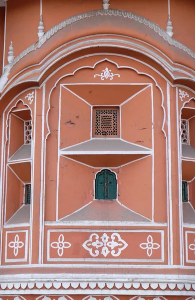 哈瓦泰姬陵 风宫殿在斋浦尔 拉贾斯坦邦 斋浦尔是首都 也是拉贾斯坦邦最大的城市 — 图库照片