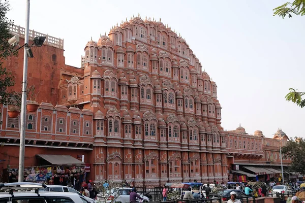 Hawa Mahal Jaipur Rajasthan Hindistan Sarayda Rüzgarlar Jaipur Başkenti Büyük — Stok fotoğraf