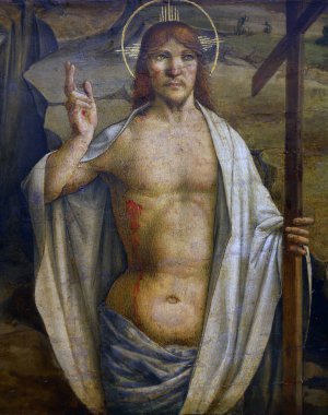 Lorenzo D'Alessandro: Risen İsa büyük ustaları Rönesans 12 Aralık 2011 açıldı Hırvatistan'sergiledi. Zagreb, Hırvatistan