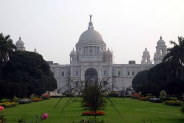 Victoria Memorial Binası Kalküta, Batı Bengal, Hindistan.