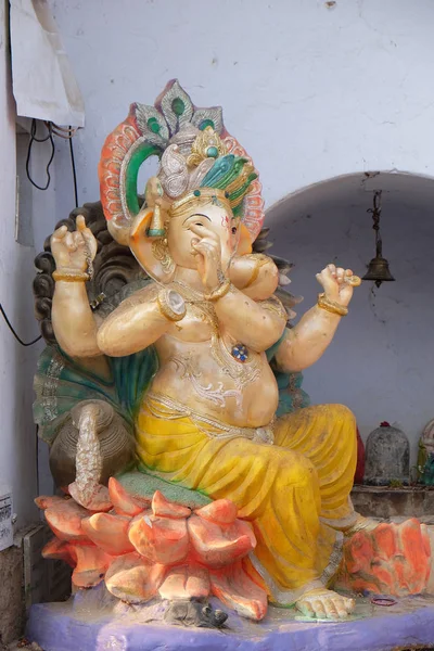 Statue Der Hinduistischen Göttin Ganesha Pushkar Indien — Stockfoto