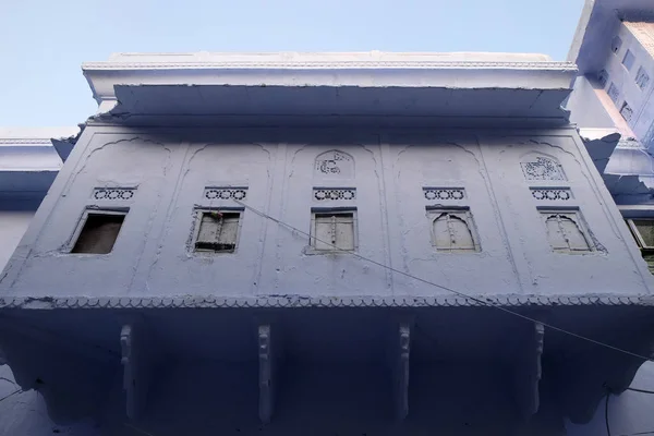 Edifício Azul Pushkar Rajasthan Índia — Fotografia de Stock