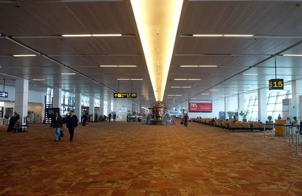 Mezinárodní Letiště Indiry Gándhíové Bezcelní Delhi Letiště Jedním Nejnavštěvovanějších Letišť — Stock fotografie