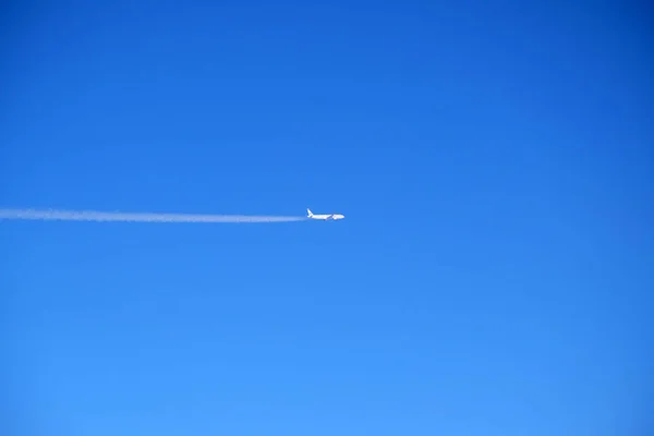 Aeronave Céu — Fotografia de Stock