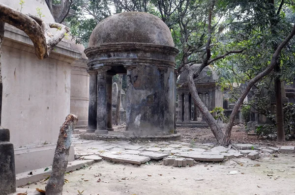 Kolkata Park Street Cemetery Invigde 1767 — Stockfoto