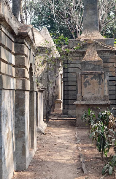 Kolkata Park Street Cemetery Invigde 1767 — Stockfoto