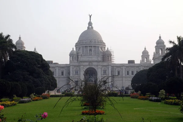 Victoria Memorial Building Kalkucie Bengal Zachodni Indie — Zdjęcie stockowe