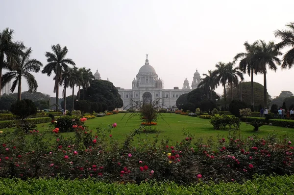 Victoria Memorial Building Kolkata Västbengalen Indien — Stockfoto