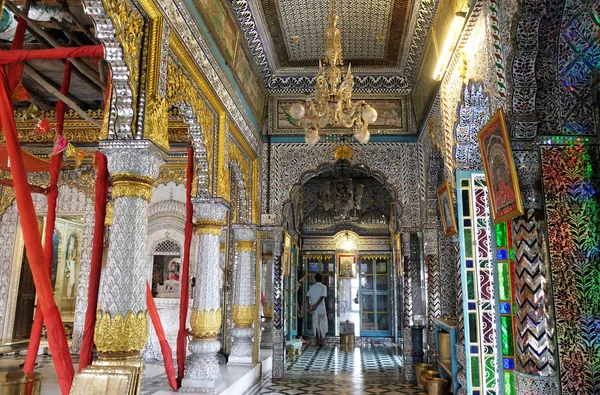 Храм Джайн Також Званий Parshwanath Temple Знаходиться Храм Джайн Вулиці — стокове фото