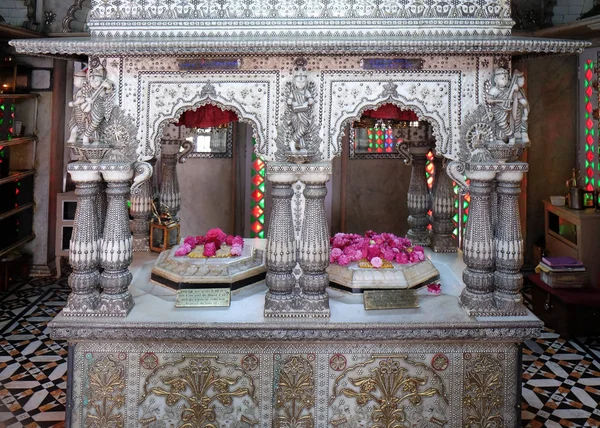 Jain Tempel Även Kallad Parshwanath Templet Jain Tempel Badridas Temple — Stockfoto