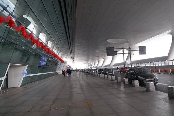 Estação Ferroviária Hangzhou East Dos Maiores Centros Ferroviários Ásia Hangzhou — Fotografia de Stock