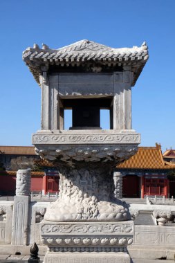 Tahıl ölçü Jialiang Yasak Şehir, Beijing, Çin.