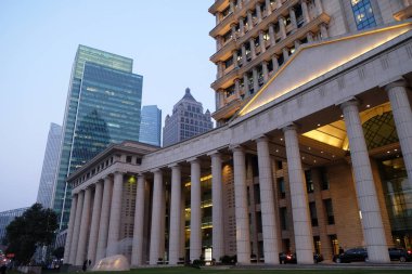 Çin Ping bir finans binada Pudong District, Shanghai, Çin.