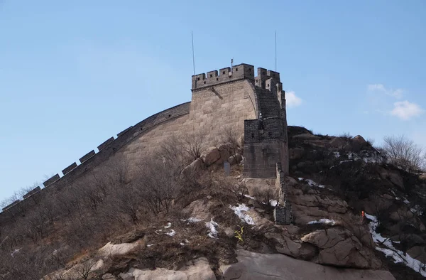 Tembok Besar Cina Badaling Cina — Stok Foto