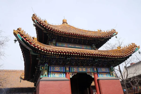 美丽的喇嘛永和寺在北京 — 图库照片