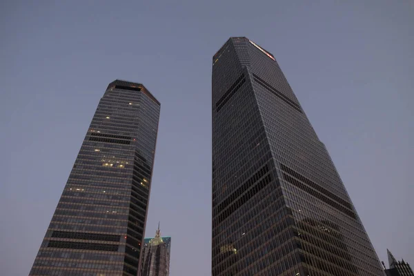 Shanghai World Financial Center Skyscrapers Shanghai China — Stock Photo, Image