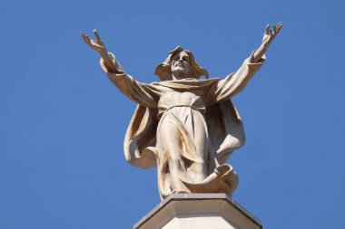 İsa Mesih İsa ve dünyanın, St Stephen Katedrali Shkoder, Arnavutluk kurtarıcısı.