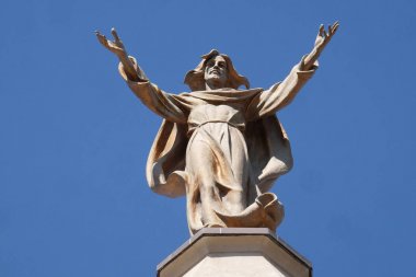 İsa Mesih İsa ve dünyanın, St Stephen Katedrali Shkoder, Arnavutluk kurtarıcısı.