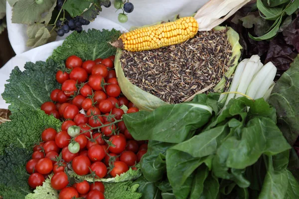 Vari Tipi Verdure Vendita — Foto Stock