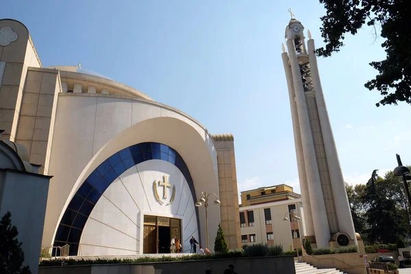 Ortodox Katedrális Feltámadás Krisztus Tirana Albánia — Stock Fotó