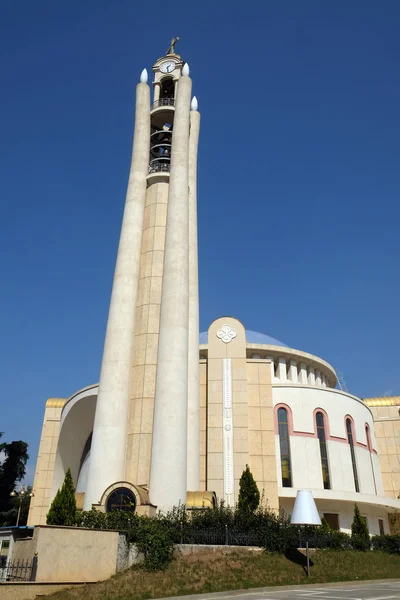 Ορθόδοξος Καθεδρικός Ναός Της Αναστάσεως Του Χριστού Στα Τίρανα Αλβανία — Φωτογραφία Αρχείου