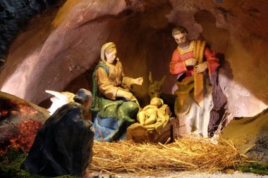 Doğum sahnesi, Zagreb Katedrali Noel kreş.