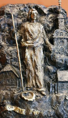 Saint James, kabartma Şapel aziz Dismas Zagreb, Hırvatistan.