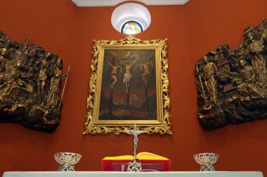 Şapel, Aziz Dismas Zagreb, Hırvatistan.