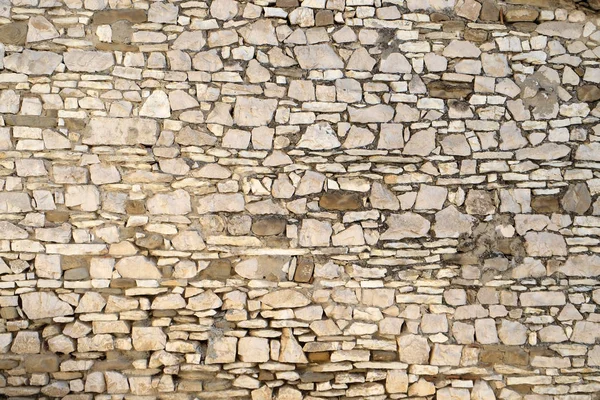 Parede Pedra Com Porta Madeira Velha Cidade Velha Berat Albânia — Fotografia de Stock