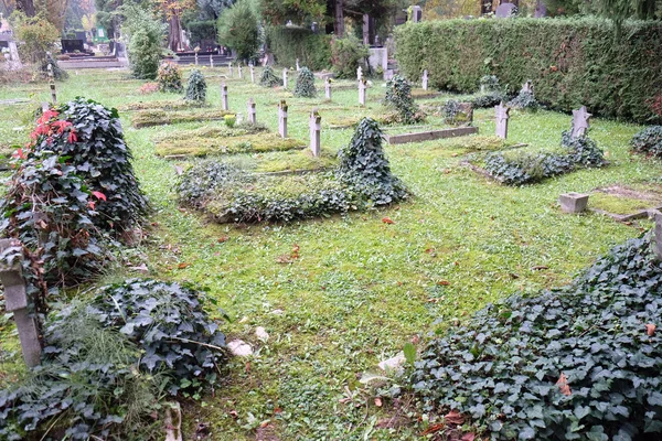 Judiska Delen Kyrkogården Vid Mirogoj Cemetery Zagreb Kroatien — Stockfoto