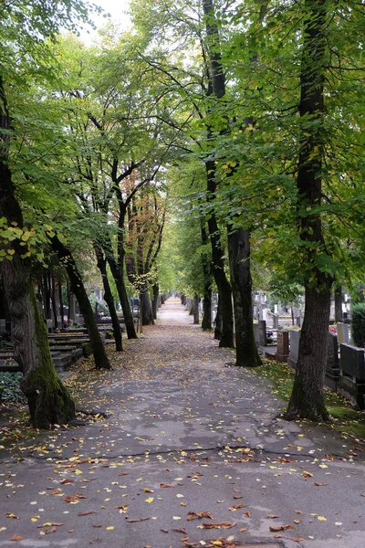 Cementerio Mirogoj Parque Cementerio Uno Los Sitios Más Notables Zagreb — Foto de Stock