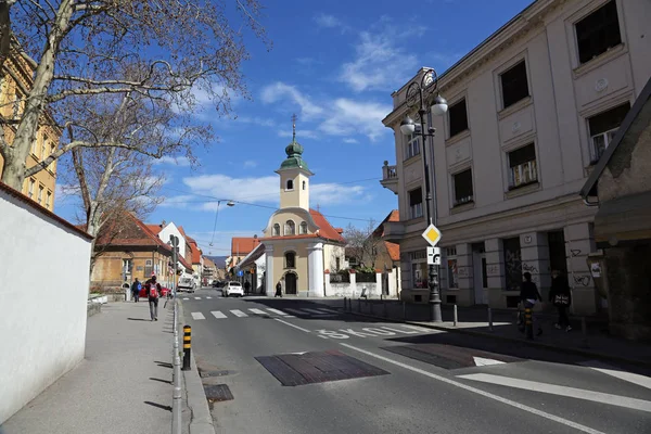 Kaple Svatého Dismas Záhřebu Chorvatsko Březen 2015 — Stock fotografie