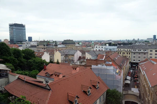 Historische Architektur Der Unterstadt Zagreb Kroatien — Stockfoto
