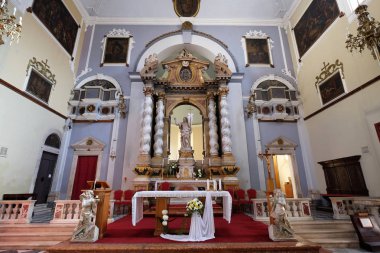 Fransisken Kilisesi Friars küçük Dubrovnik, Hırvatistan.