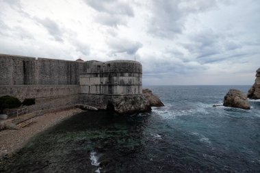 Savunmasında önemli noktadır Dubrovnik, Hırvatistan Pila Kapısı'nın Fort Bokar.