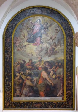 17 yüzyılın başlarında manastır Friars küçük Dobruca gelen İtalyan ressam G. B. Bisson tarafından Meryem varsayım.