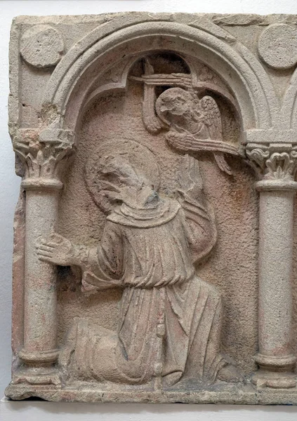 Bagian Dari Polyptich Dari Paruh Pertama Abad Biara Friars Minor — Stok Foto